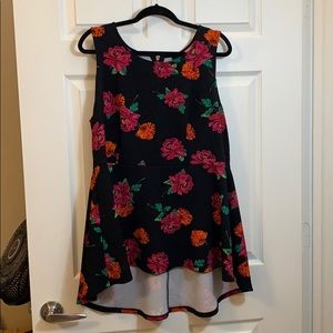 Like new Torrid peplum dressy peplum tank top